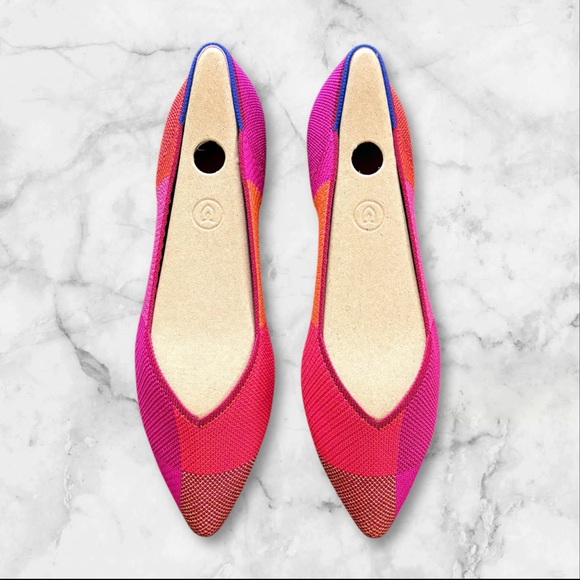 Rothys Metallic‎ Pomegranate Points BNIB Retired Print Size 10